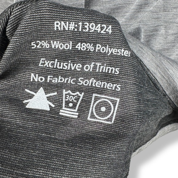 Voormi Hoodie Womens Medium Gray River Run Long Sleeve Base Layer Wool Blend Top - Picture 4 of 16